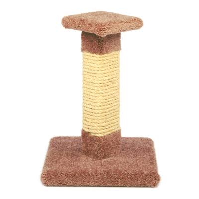 Ware Manufacturing Carpeted Kitty Cactus Scratch Surface Cat Post with Sisal and Top - 18"