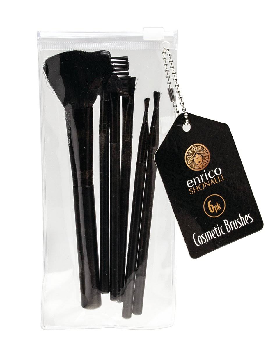 Set of 6 Assorted Enrico Shonalli Cosmetic Brushes