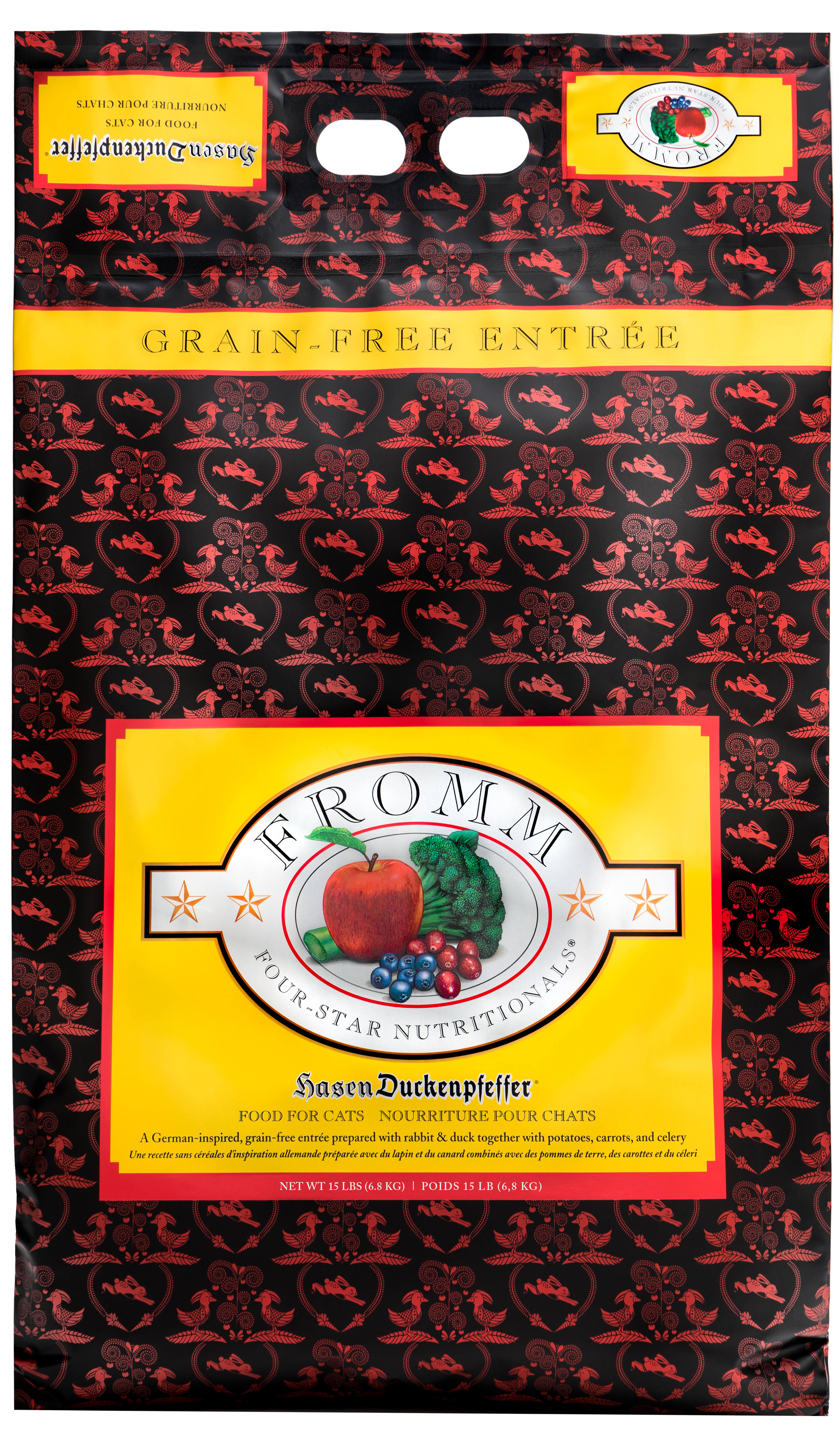 Fromm Four-Star Nutritionals Hasen Duckenpfeffer Cat Food - 15 lb bag