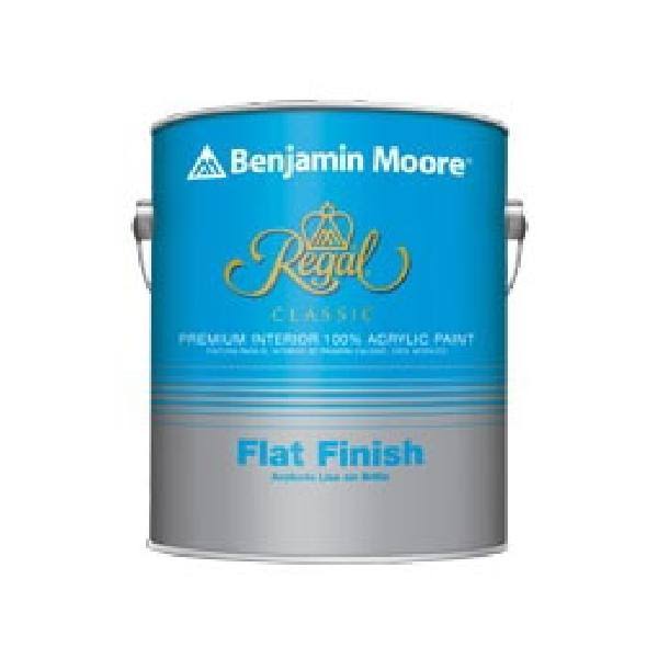 Benjamin Moore Regal Classic N21580-004 Interior Paint, Flat, Black, 1 qt N2158004
