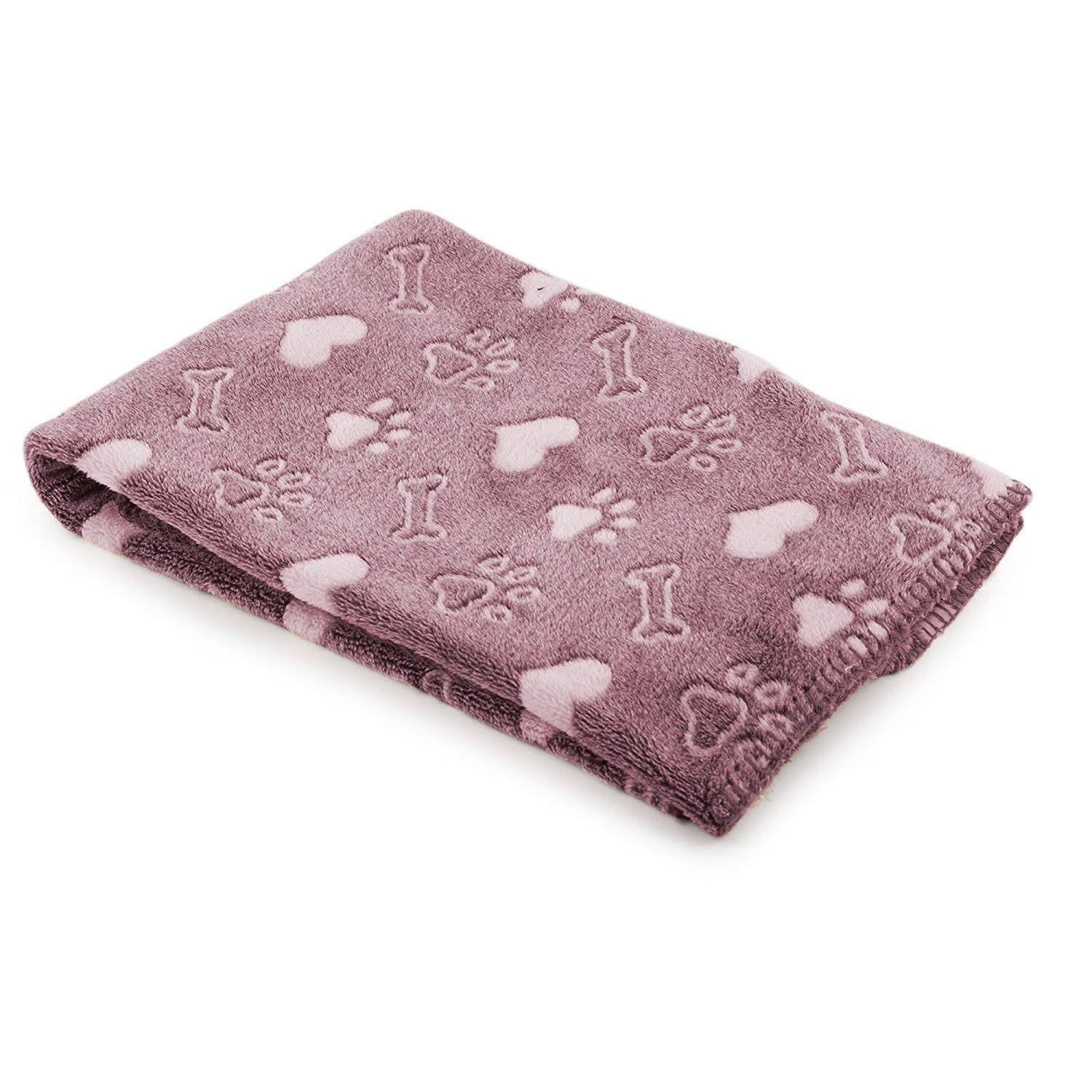 Ancol Sleepy Paws Dog & Cat Comfort Blanket Pink 74x74cm