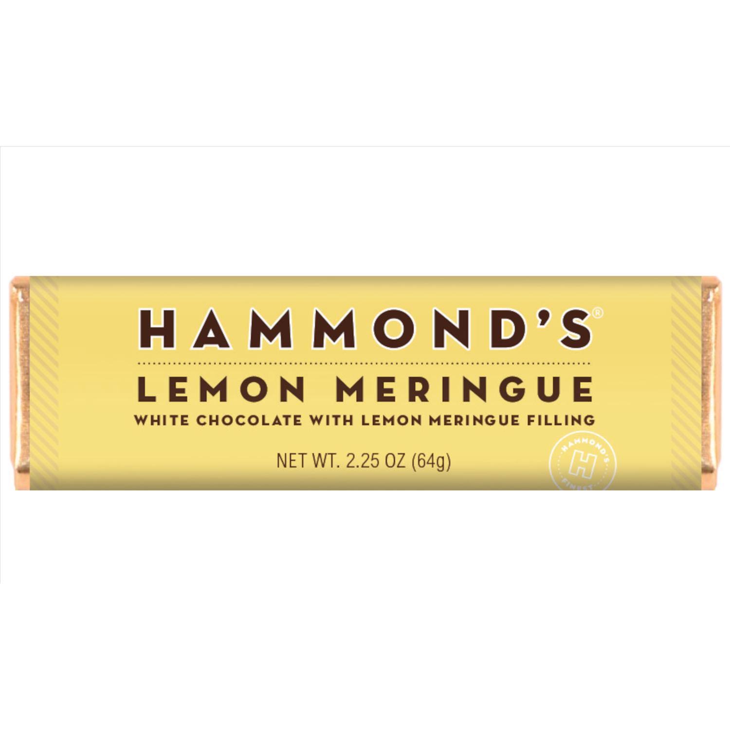 Hammond's: White Chocolate Bar - Lemon Meringue