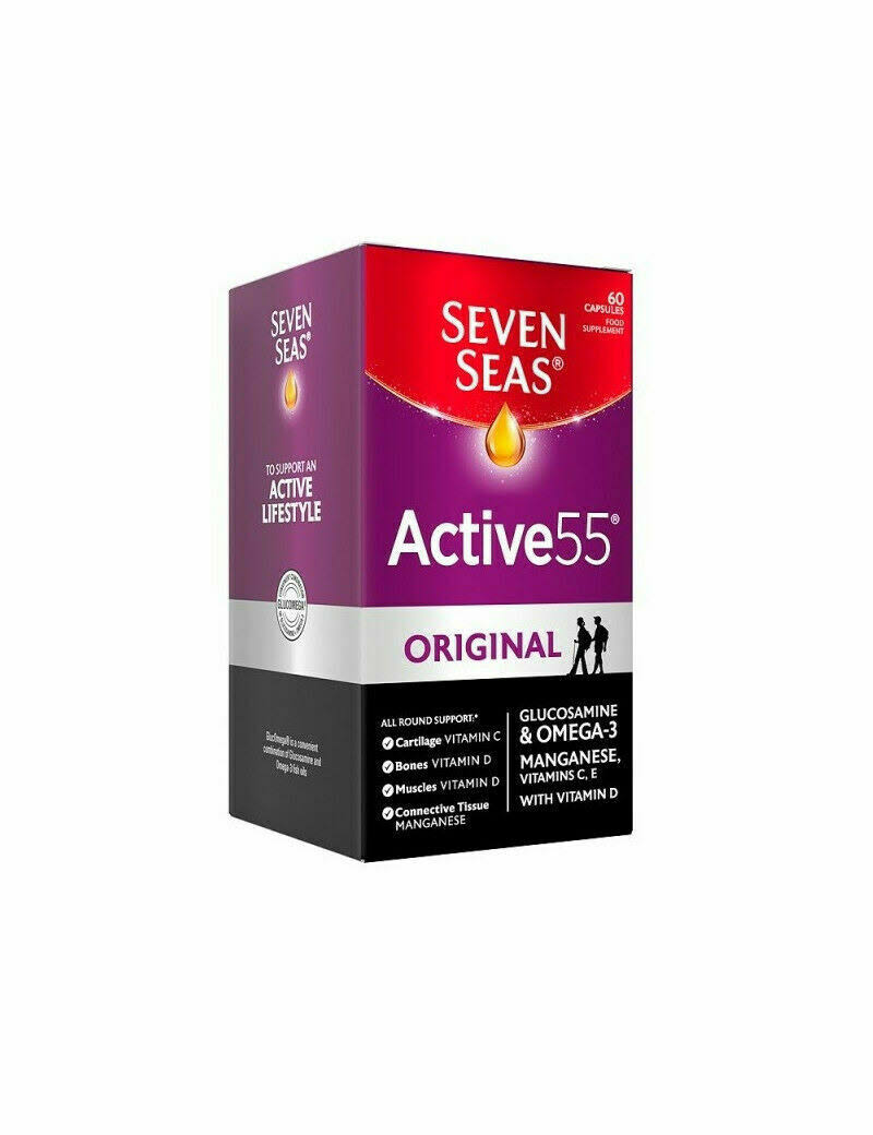 Seven Seas Active 55 Original Capsules - 60 Pack