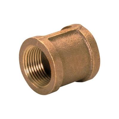 JMF 4506853 0.125 in. Lead Free Threaded Coupling Pack of 5