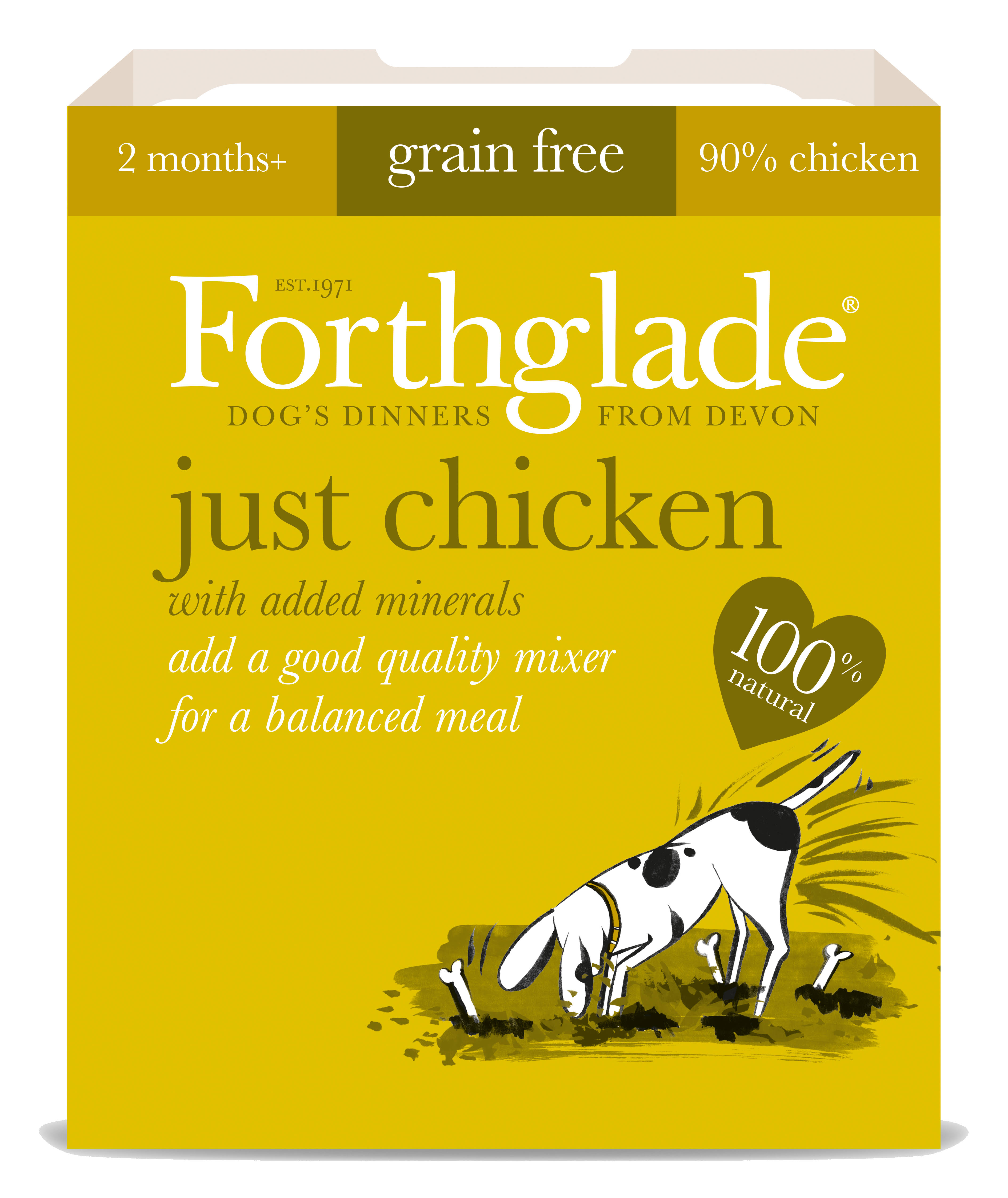 Forthglade Grain Free Dog Food - Chicken with Vegetables