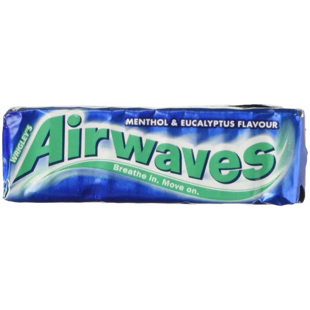 Airwaves Strong Sugar Free Chewing Gum - Menthol & Eucalyptus