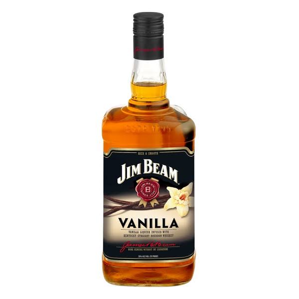 Jim Beam Bourbon Whiskey, Vanilla - 1.75 liter