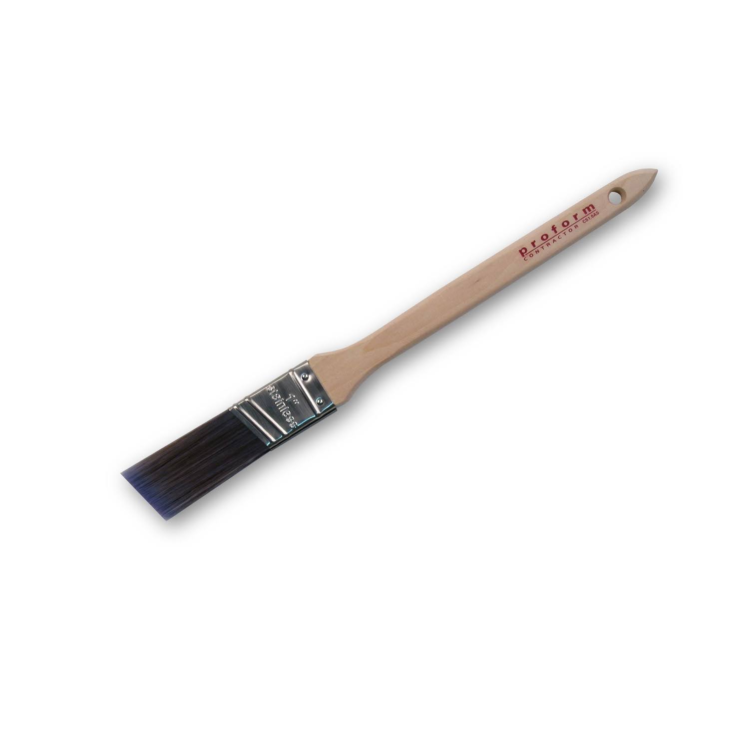 Proform 70/30 Blend Thin Angle Sash Paint Brush - 1"
