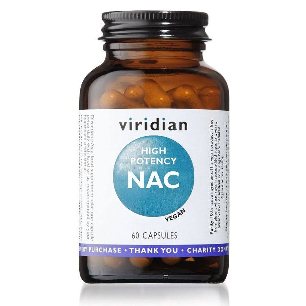 Viridian High Potency NAC Vegicaps 60