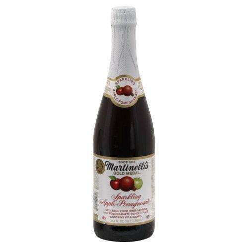 Martinellis Sparkling Juice - Apple and Promegranate, 25.4oz
