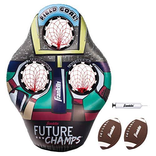 Franklin Sports 60189 Kids Football Target Toss Game - Inflatable Football