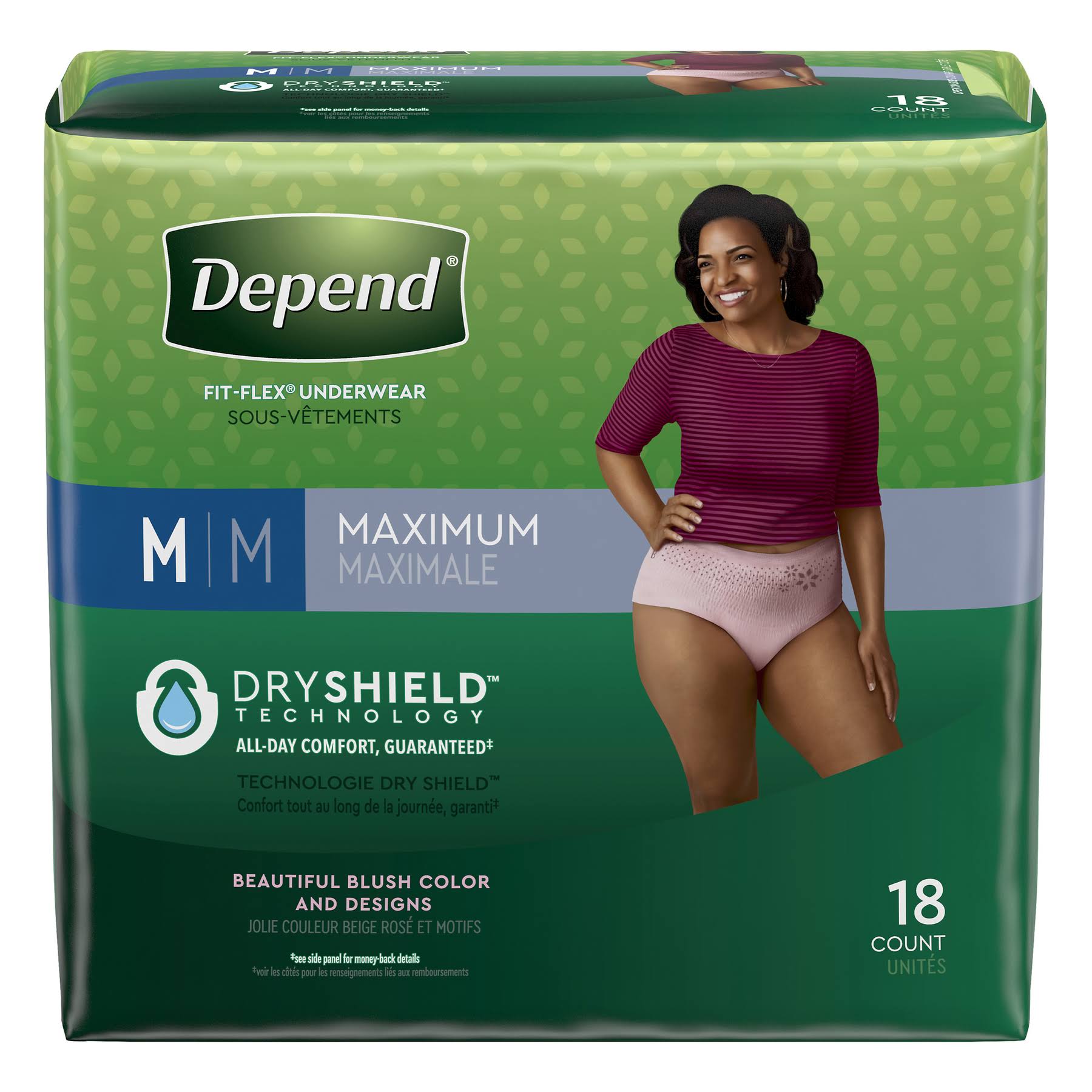 Depend: Women’s Underwear - Maximum Absorbency Medium - 18 Count