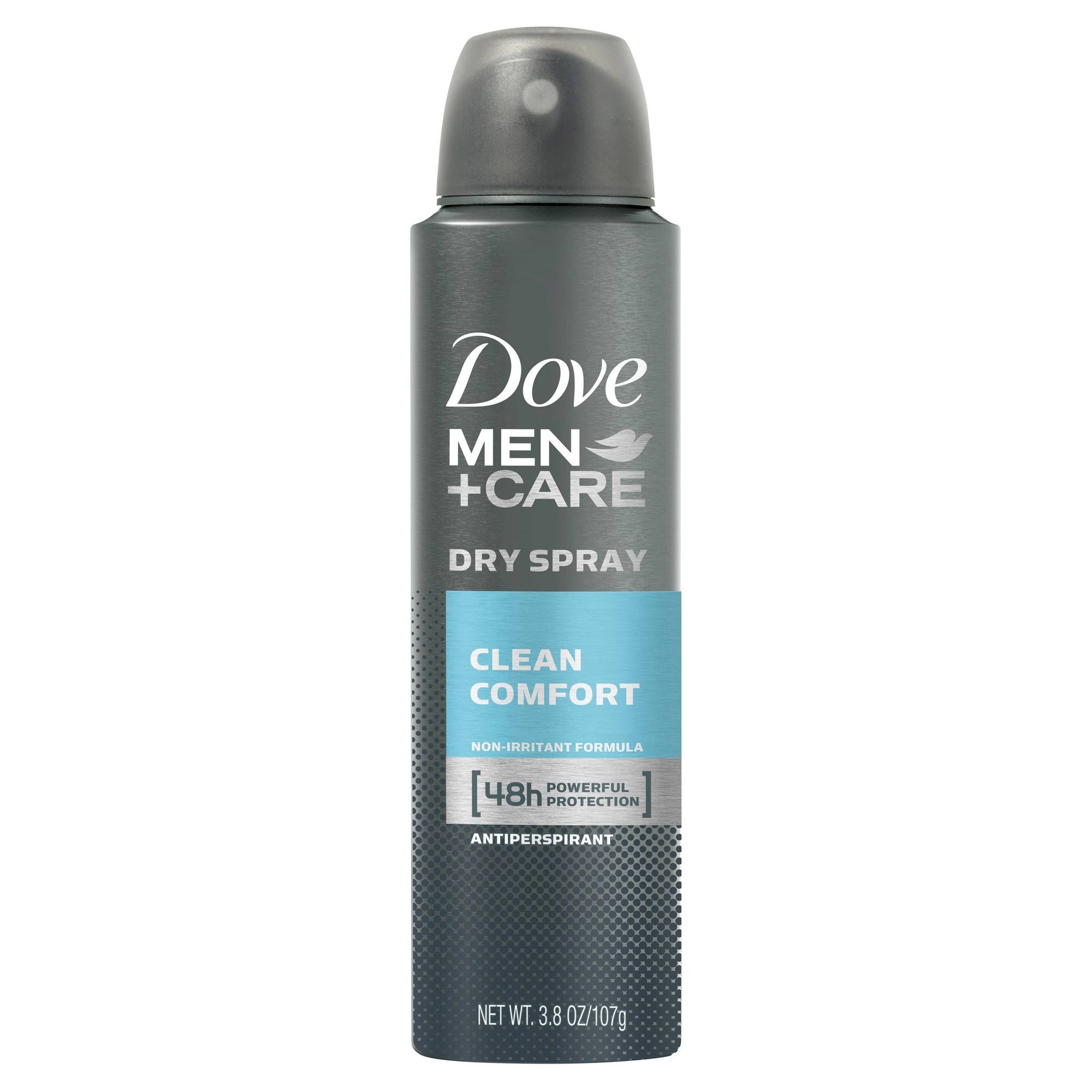 Dove Men+Care Dry Spray Antiperspirant - Clean Comfort, 107g
