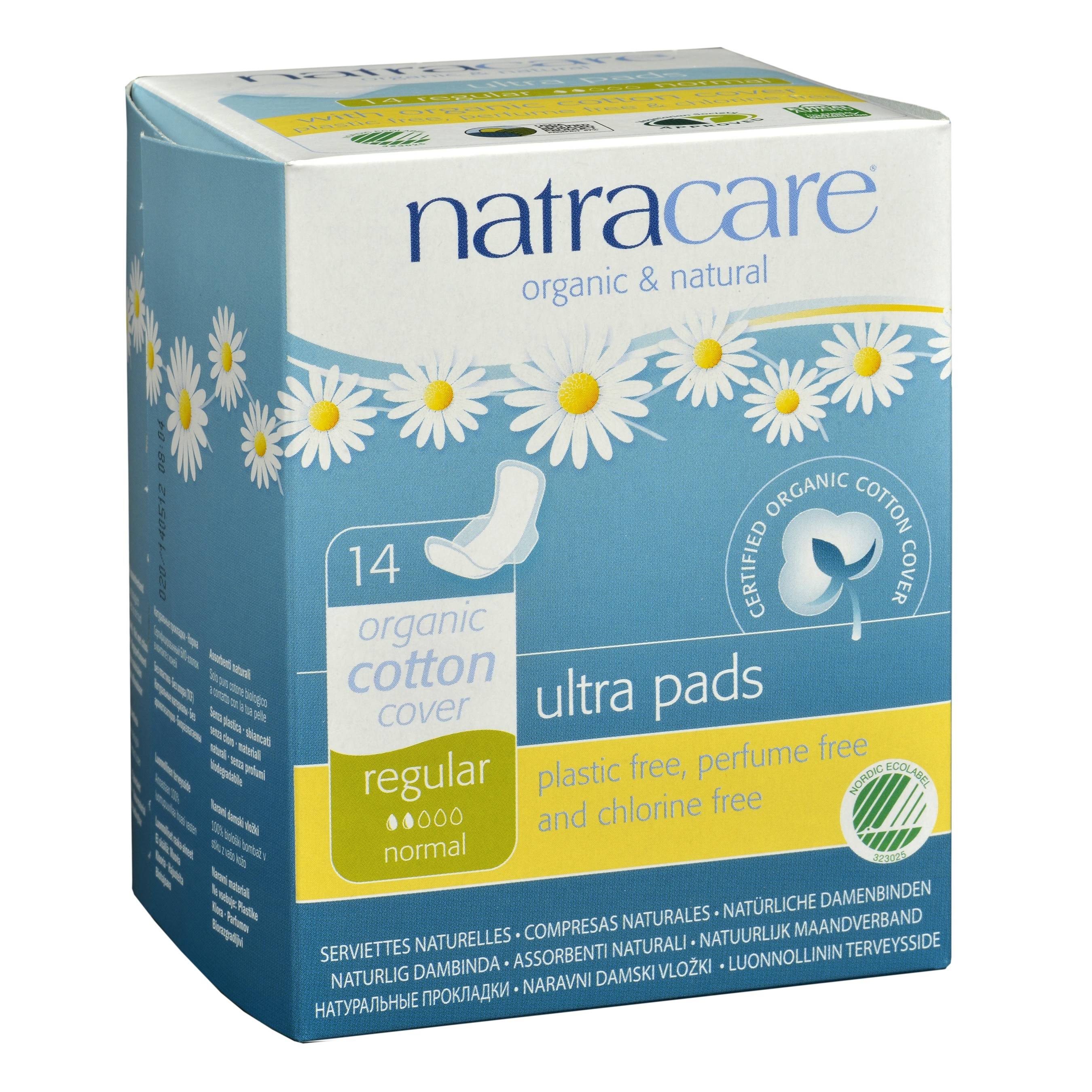 Natracare -Ultra Pads Regular with Wings 14