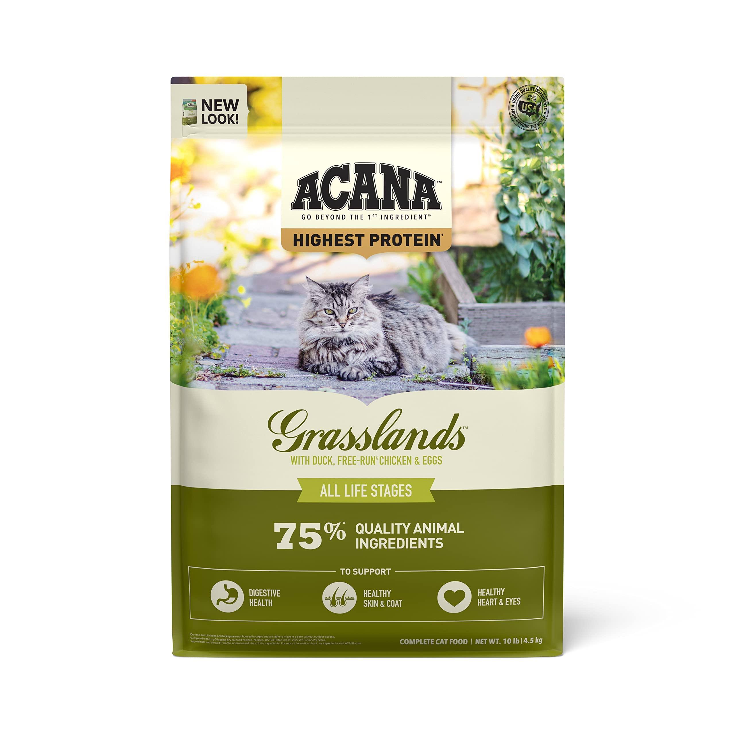 Acana grasslands Dry Cat Food, 10 lbs.