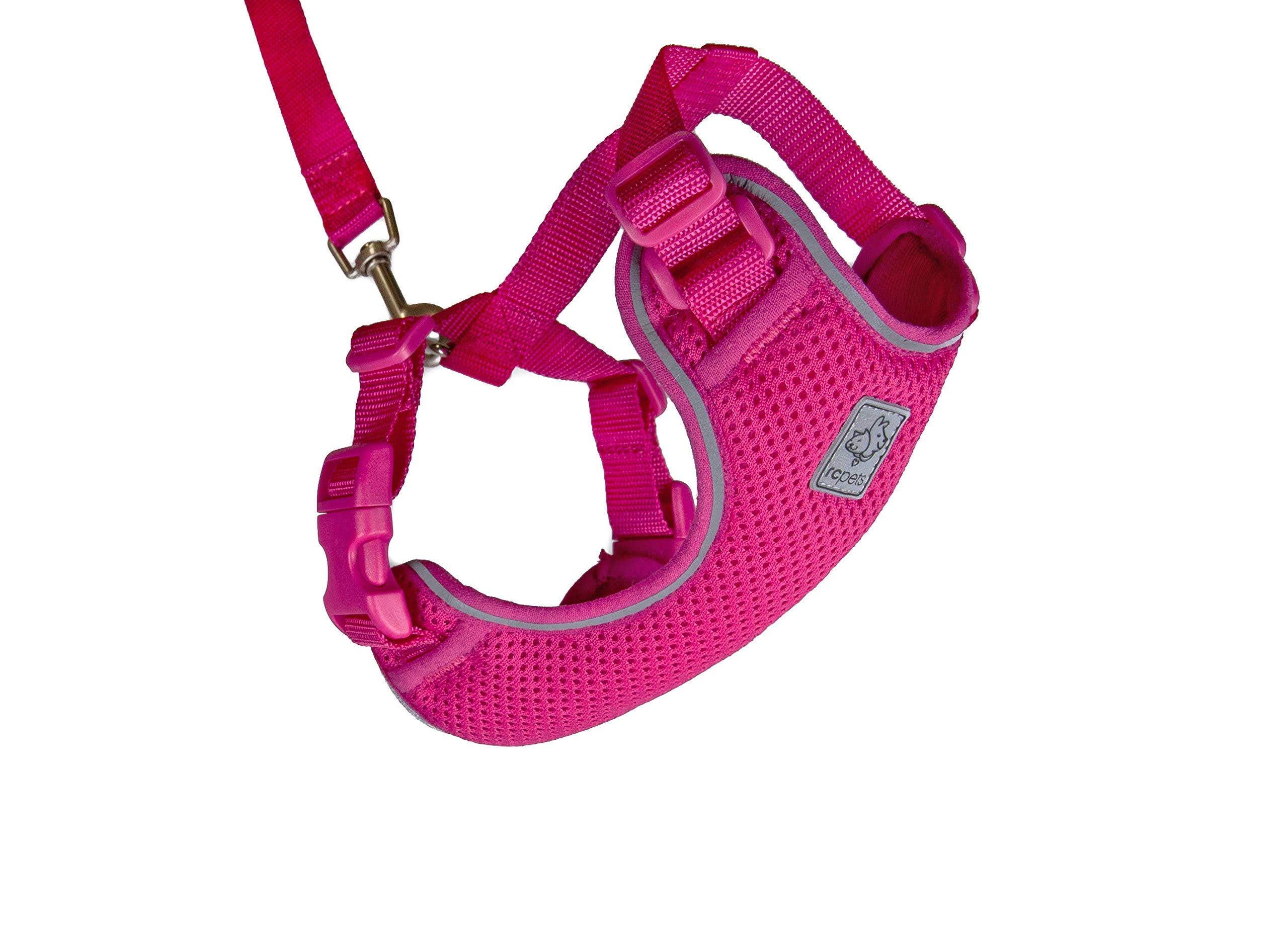 Adventure Kitty Cat Harness with Leash Raspberry Small