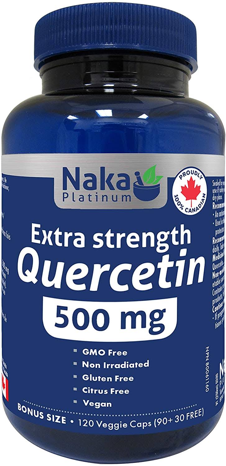 Extra Strength Quercetin 500mg – 120vcaps + Bonus Item