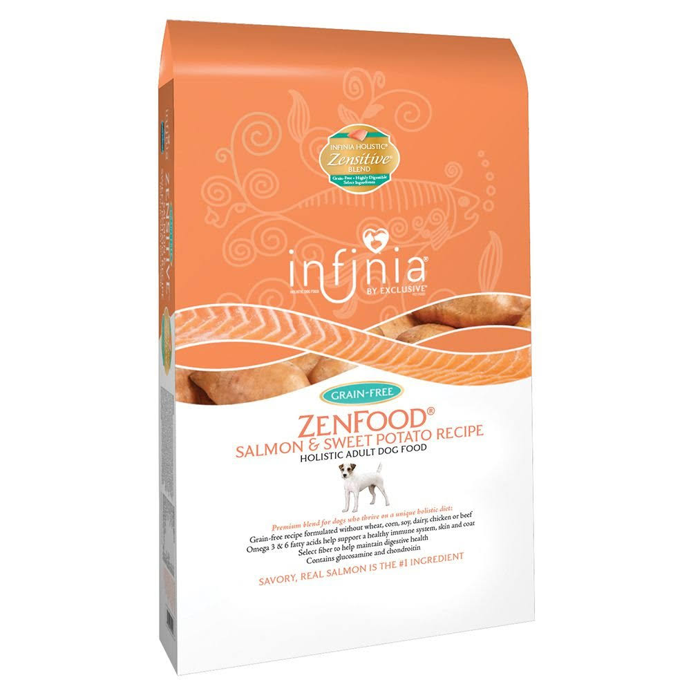 Infinia ZenFood Salmon & Sweet Potato Adult Dog Food, 5 lb Bag
