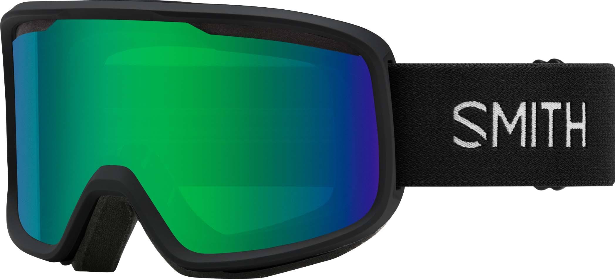 Smith Frontier Goggles Black Green Sol-X Mirror M004292QJ99C5