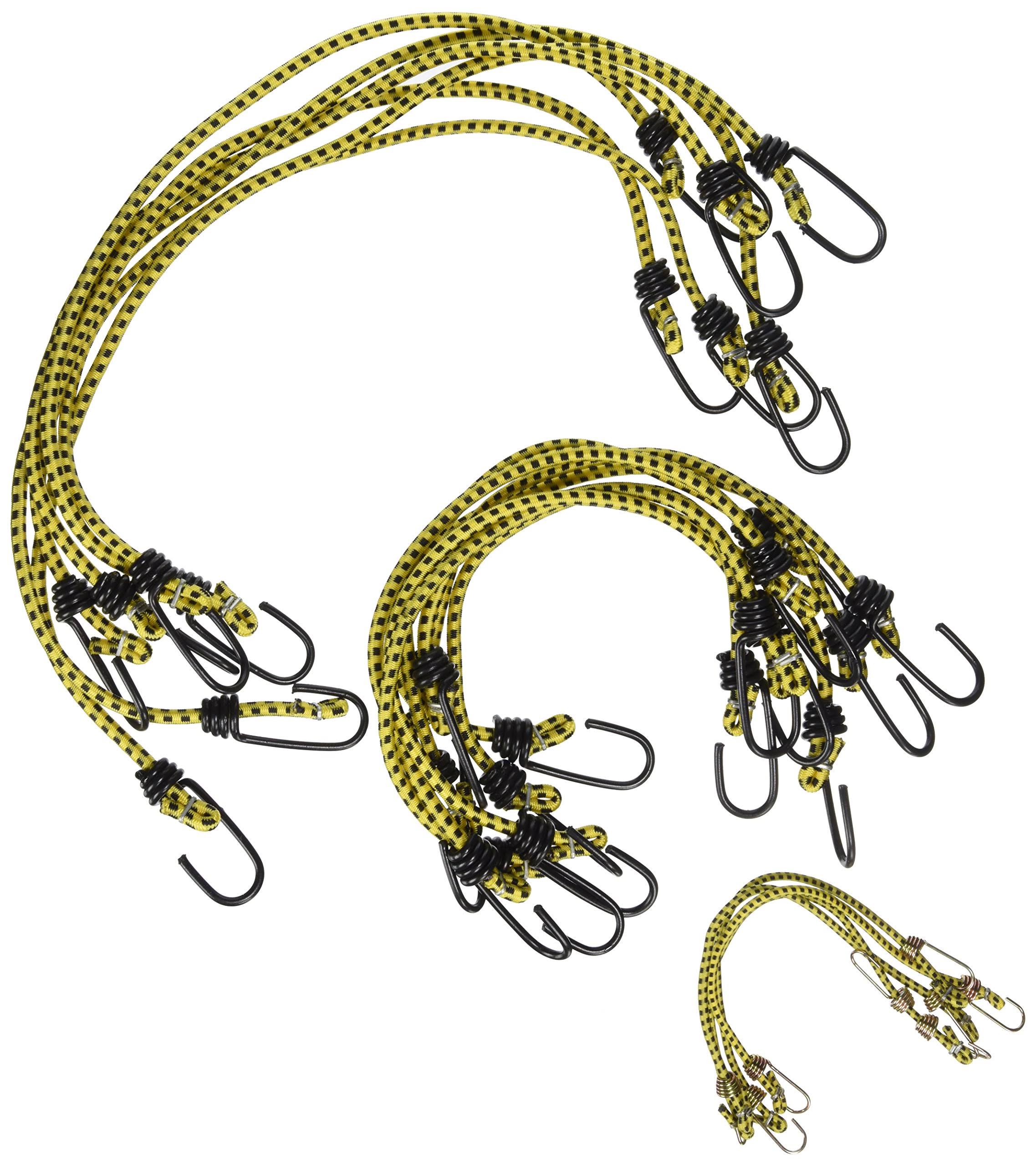 Keeper Bungee Cord - Assorted Sizes, 18 Pack