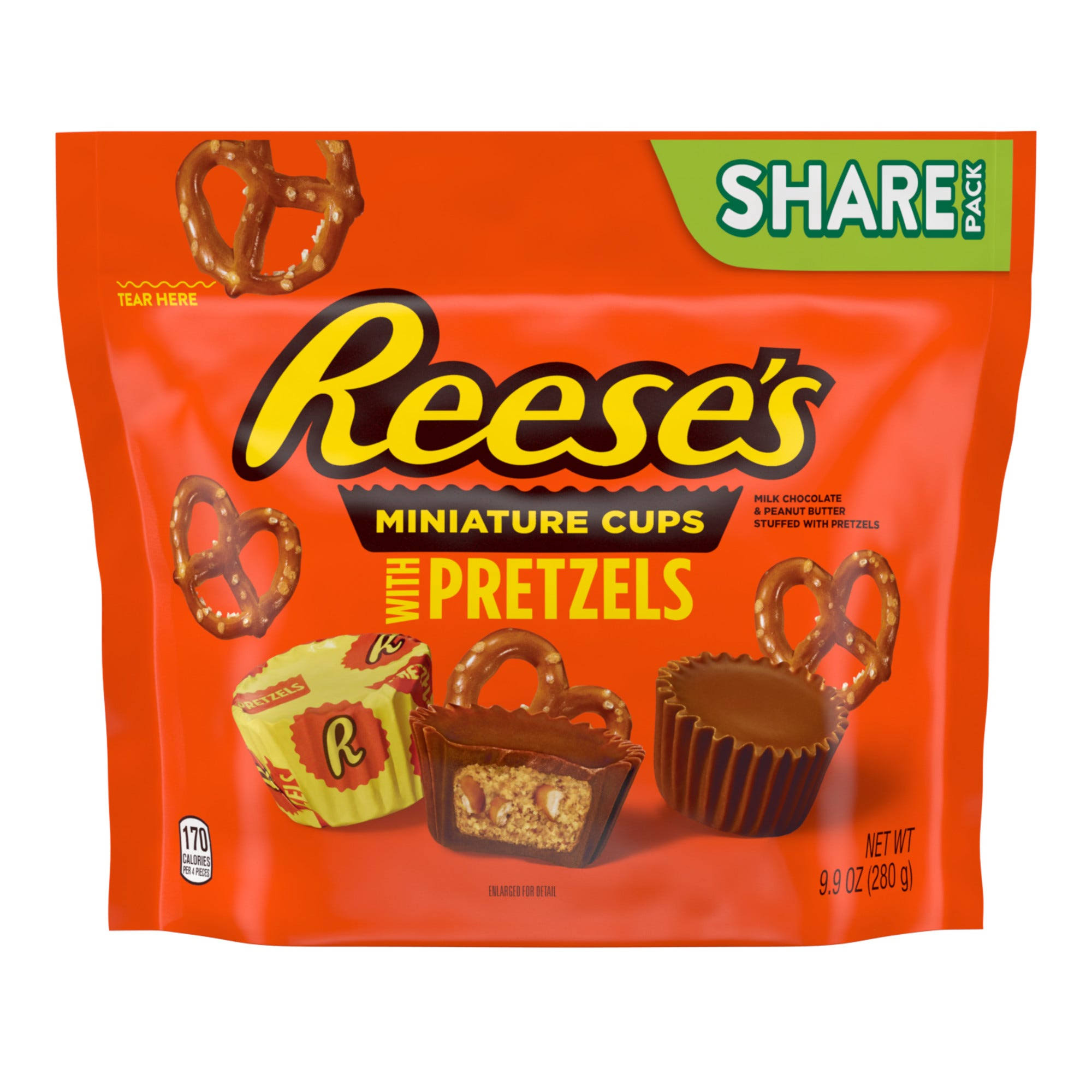 Reese's Pretzels Miniature Cups, Share Pack - 9.9 oz