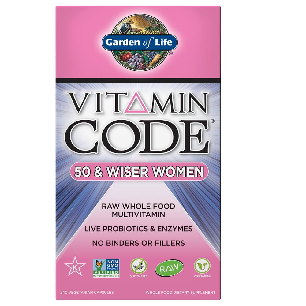 Garden Of Life Vitamin Code Multivitamin - 240 Vegetarian Capsules