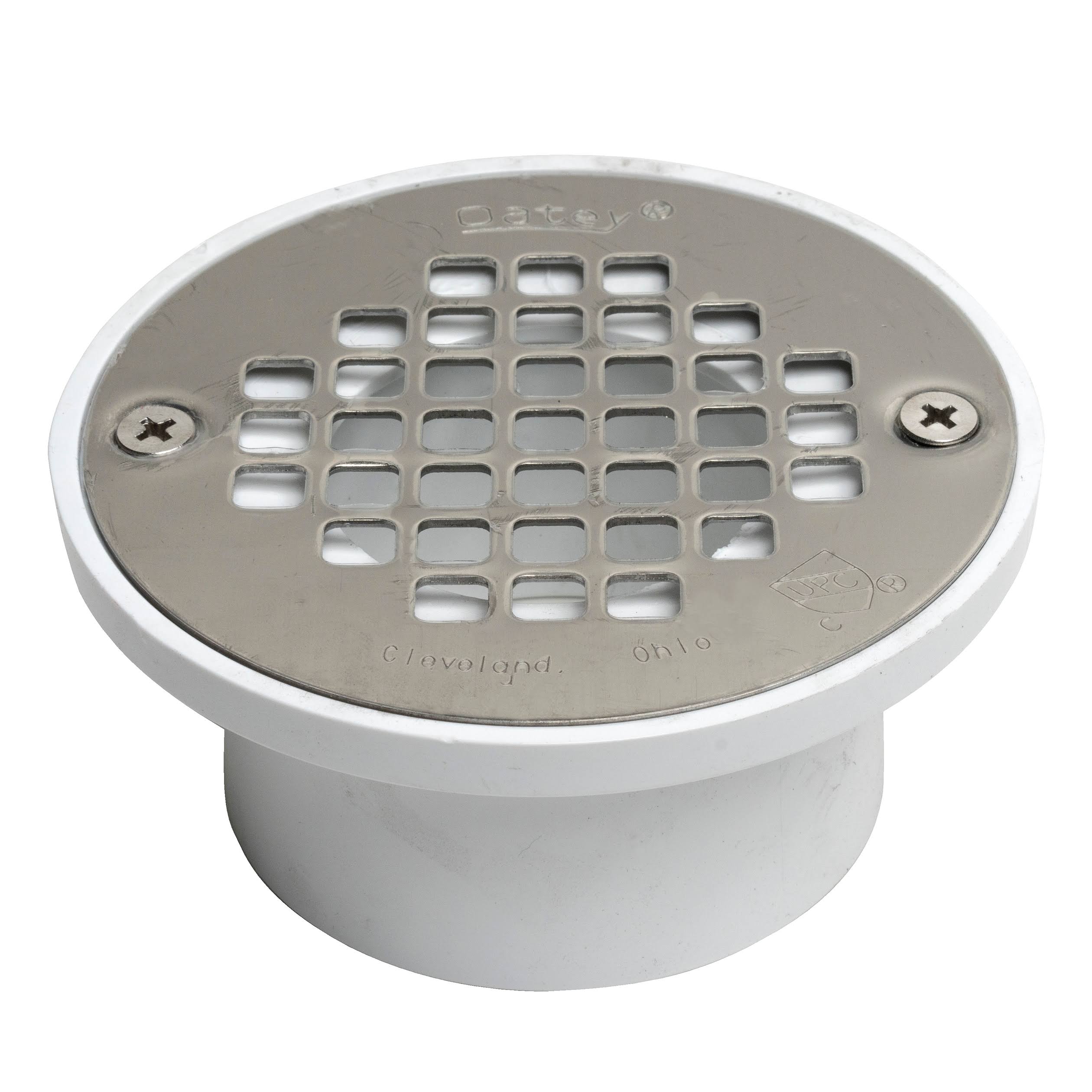 Oatey 3-in Round Stainless Steel General-Purpose Drain in White | 435794