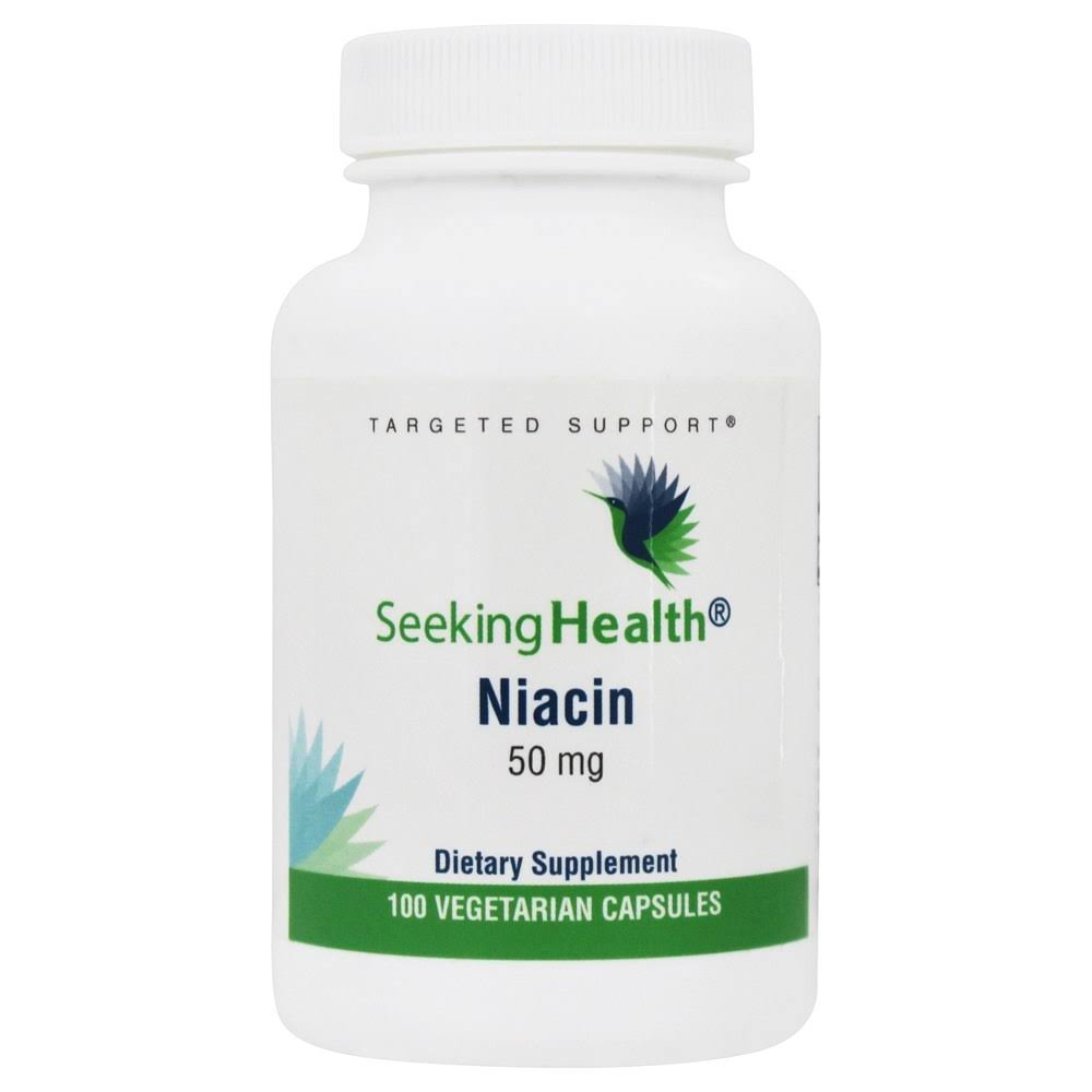 Seeking Health Niacin 50mg 100 vcaps