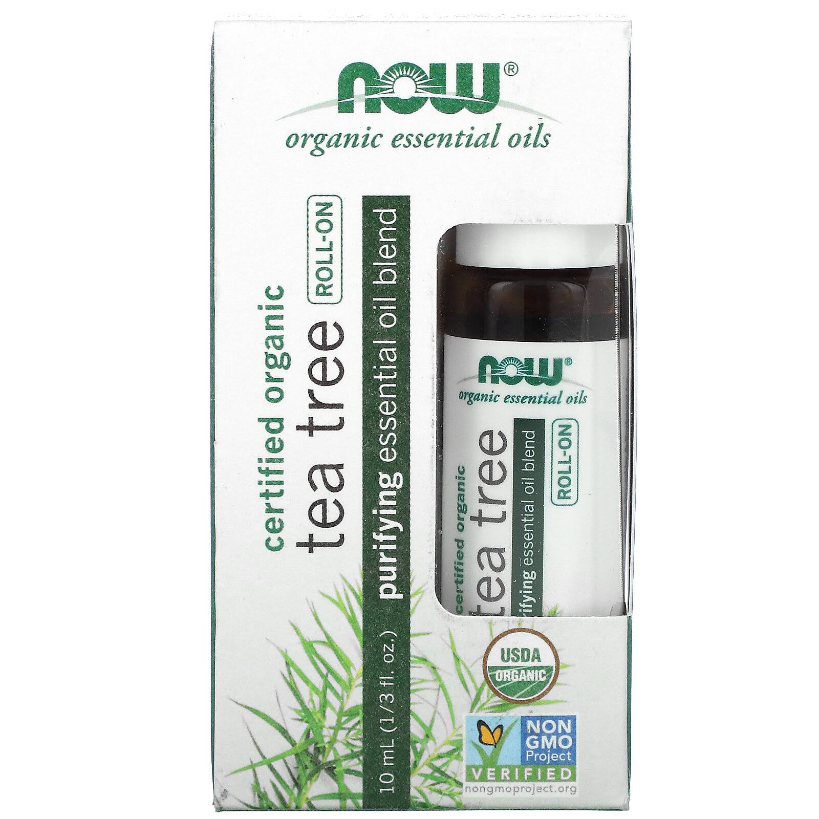 Now Foods Tea Tree Essential Oil Blend Organic Roll-On - 10 mL