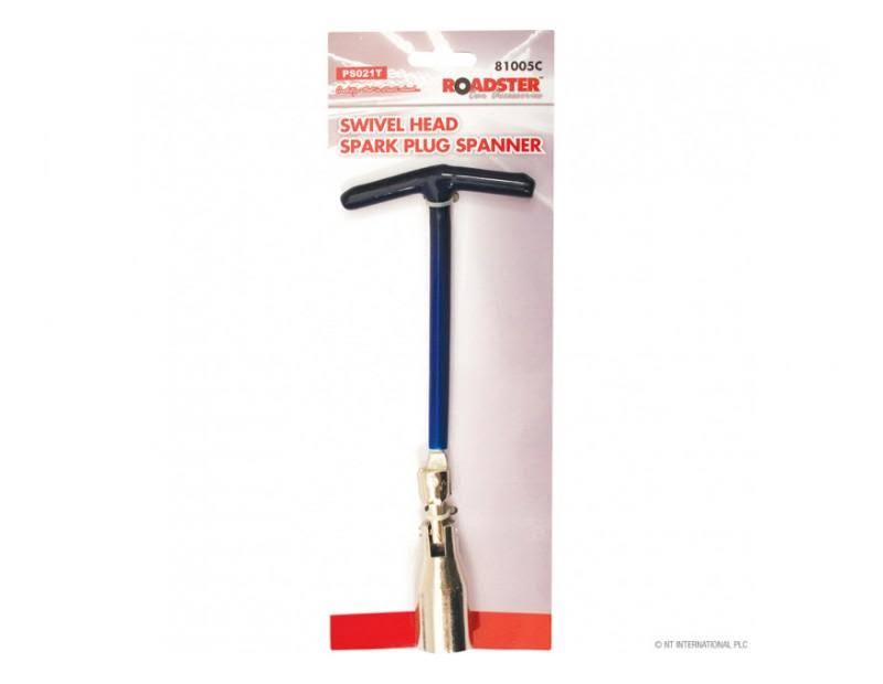 Roadster Swivel Head Spark Plug Spanner Bar Handle Long Wrench Spanner