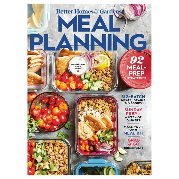 Better Homes & Gardens Magazine, Meal Planning, 2022