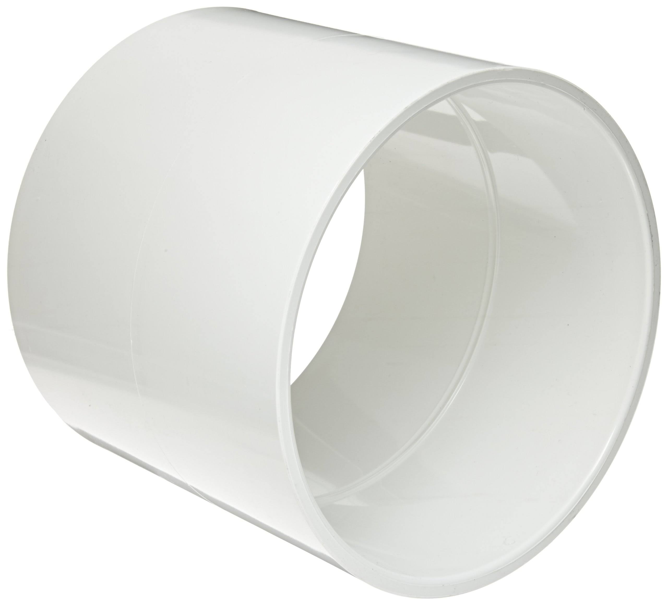 Spears 429 Series PVC Pipe Fitting Coupling - Schedule 40, White