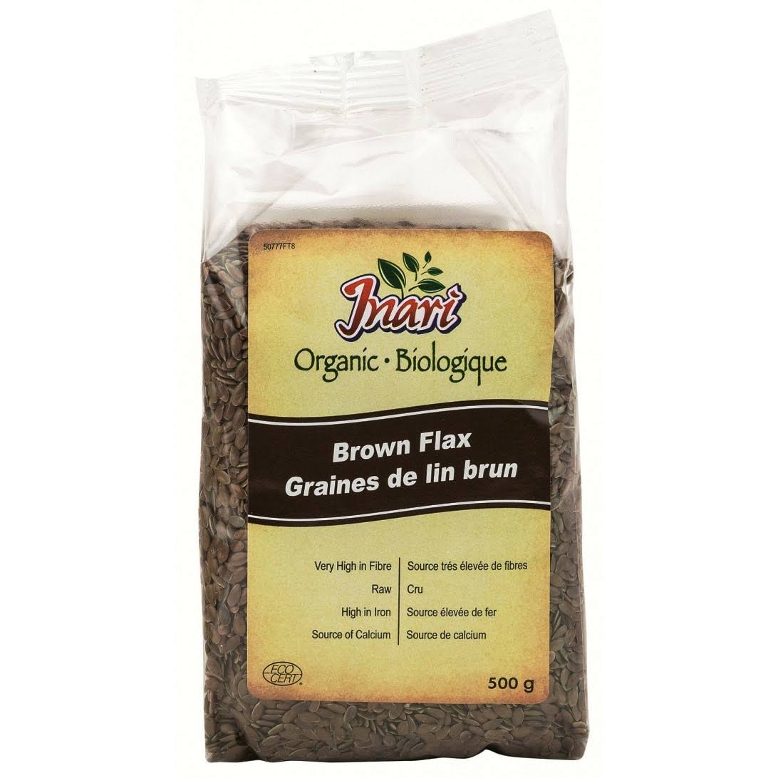 INARI Organic Whole Brown Flax Seeds