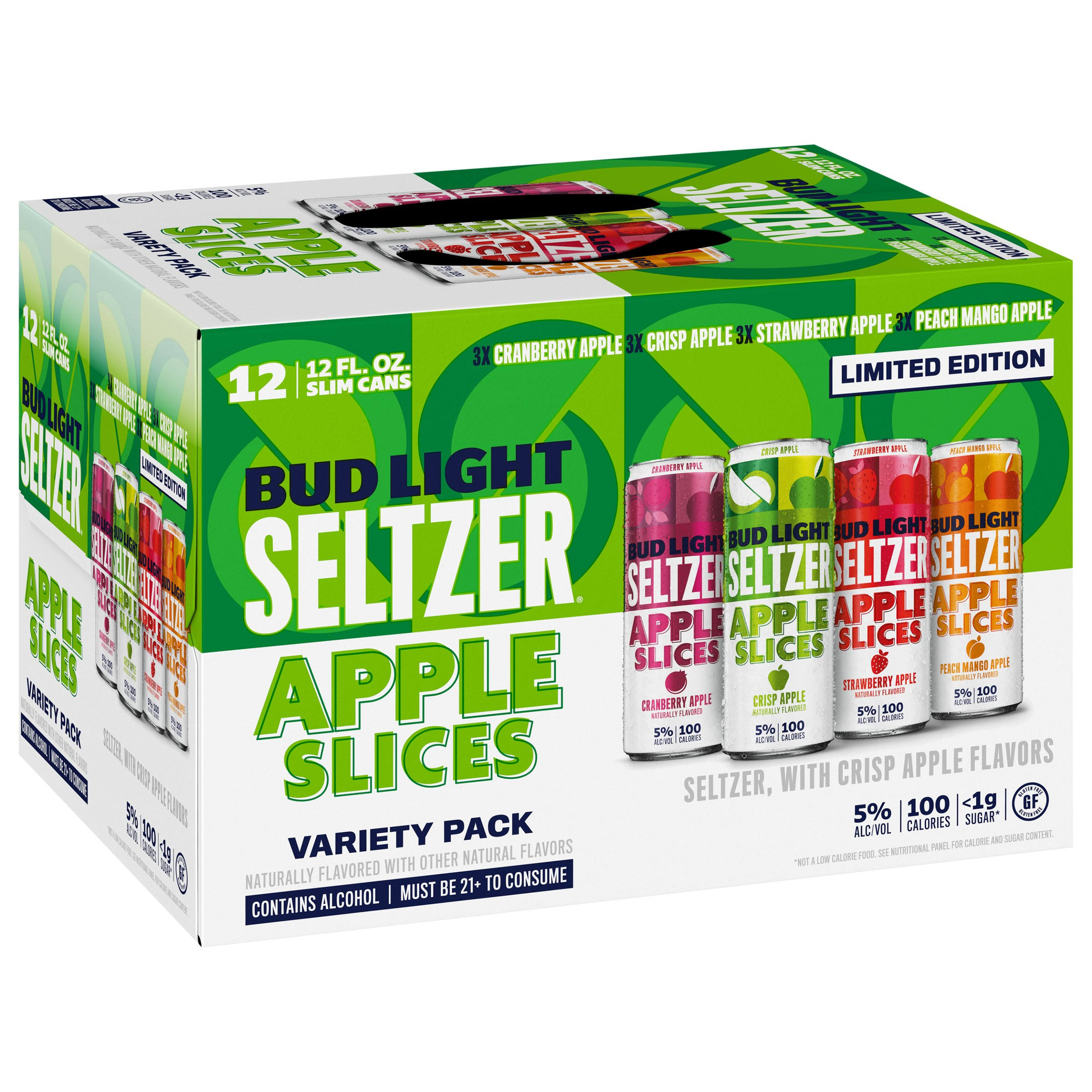 Bud Light Seltzer Beer, Hard Seltzer, Retro Summer, Tie Dye Pack - 12 pack, 12 fl oz cans