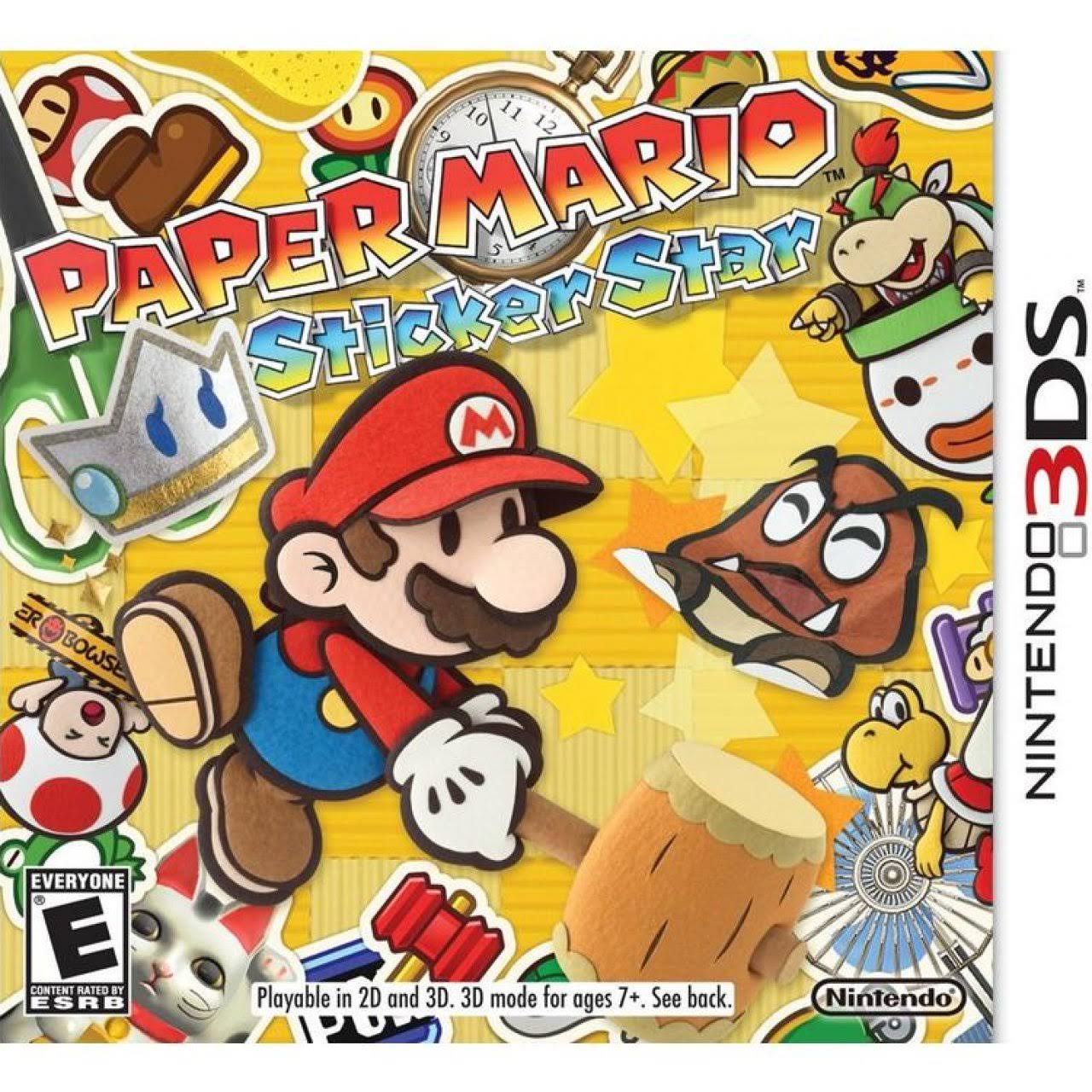 Nintendo Ctrpag5e Paper Mario Sticker Star - Nintendo 3DS