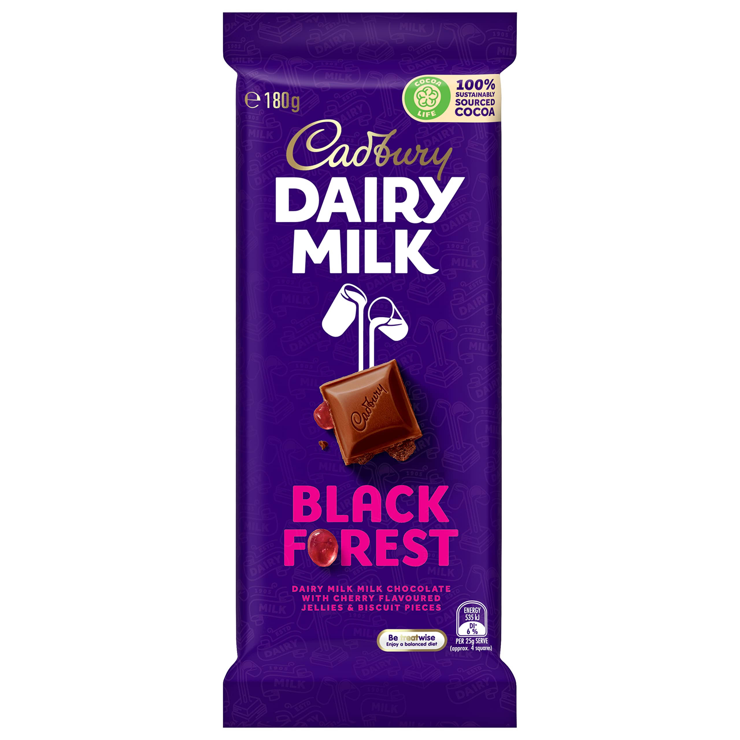 Cadbury Dairy Milk Black Forest 180g
