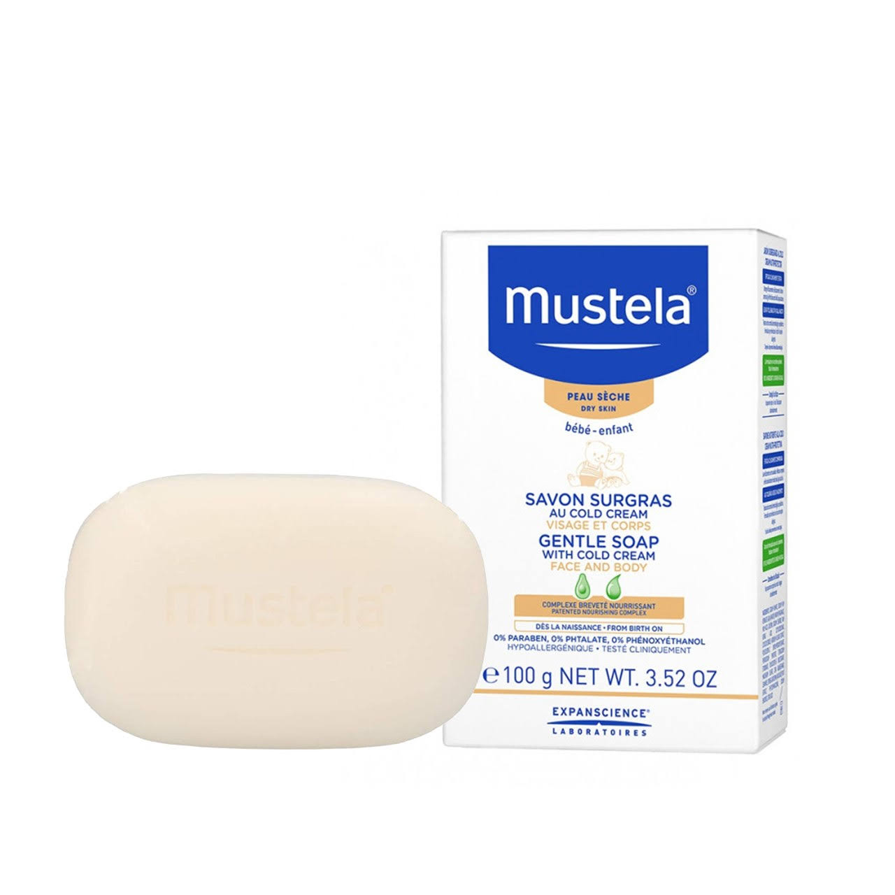 Mustela Gentle Soap with Cold Cream - 100g