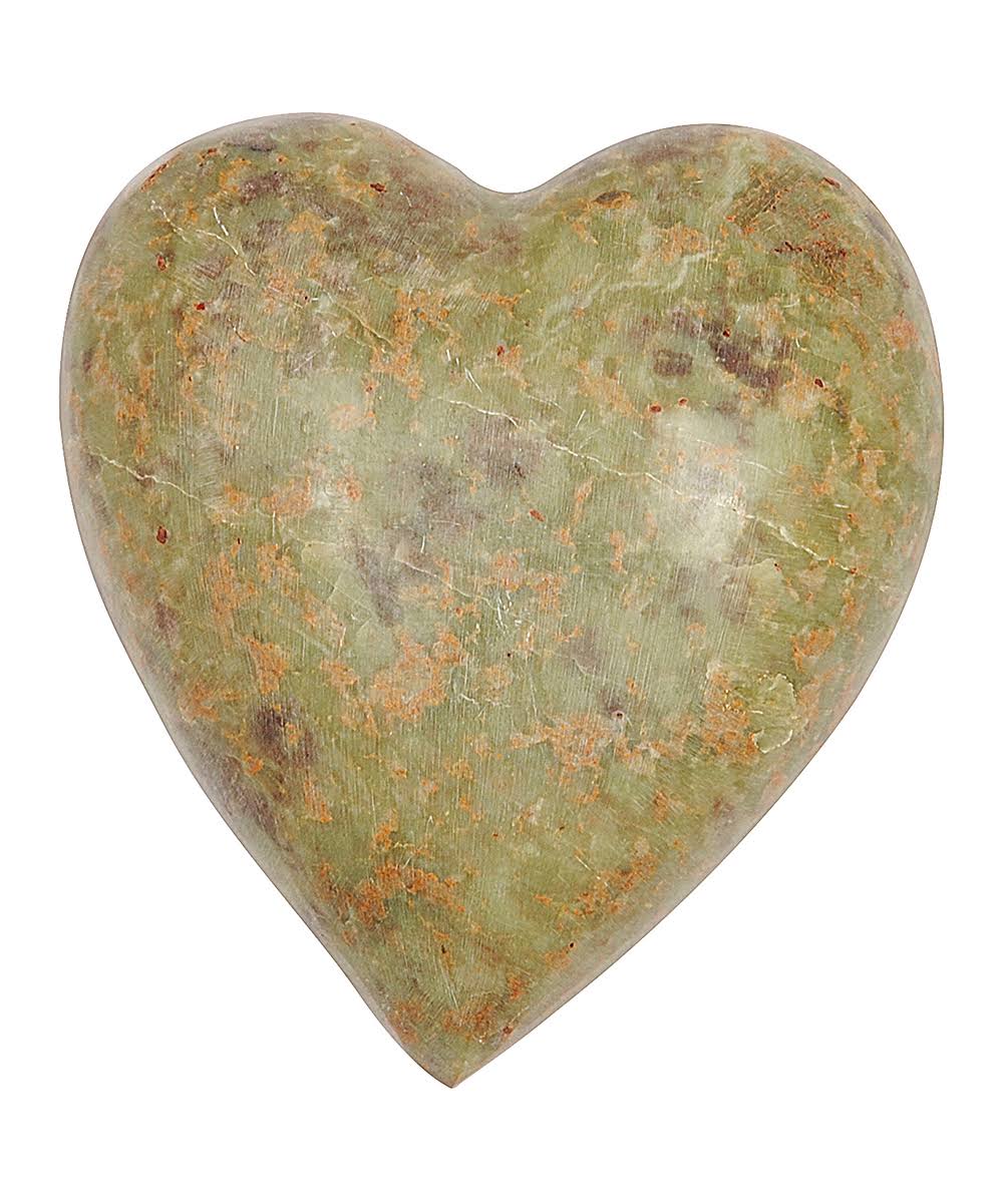 Creative Co Op Simply Natural Soapstone Decorative - Heart