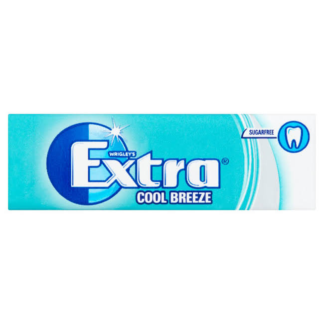 Wrigley's Extra Cool Breeze Chewing Gum - 10pcs