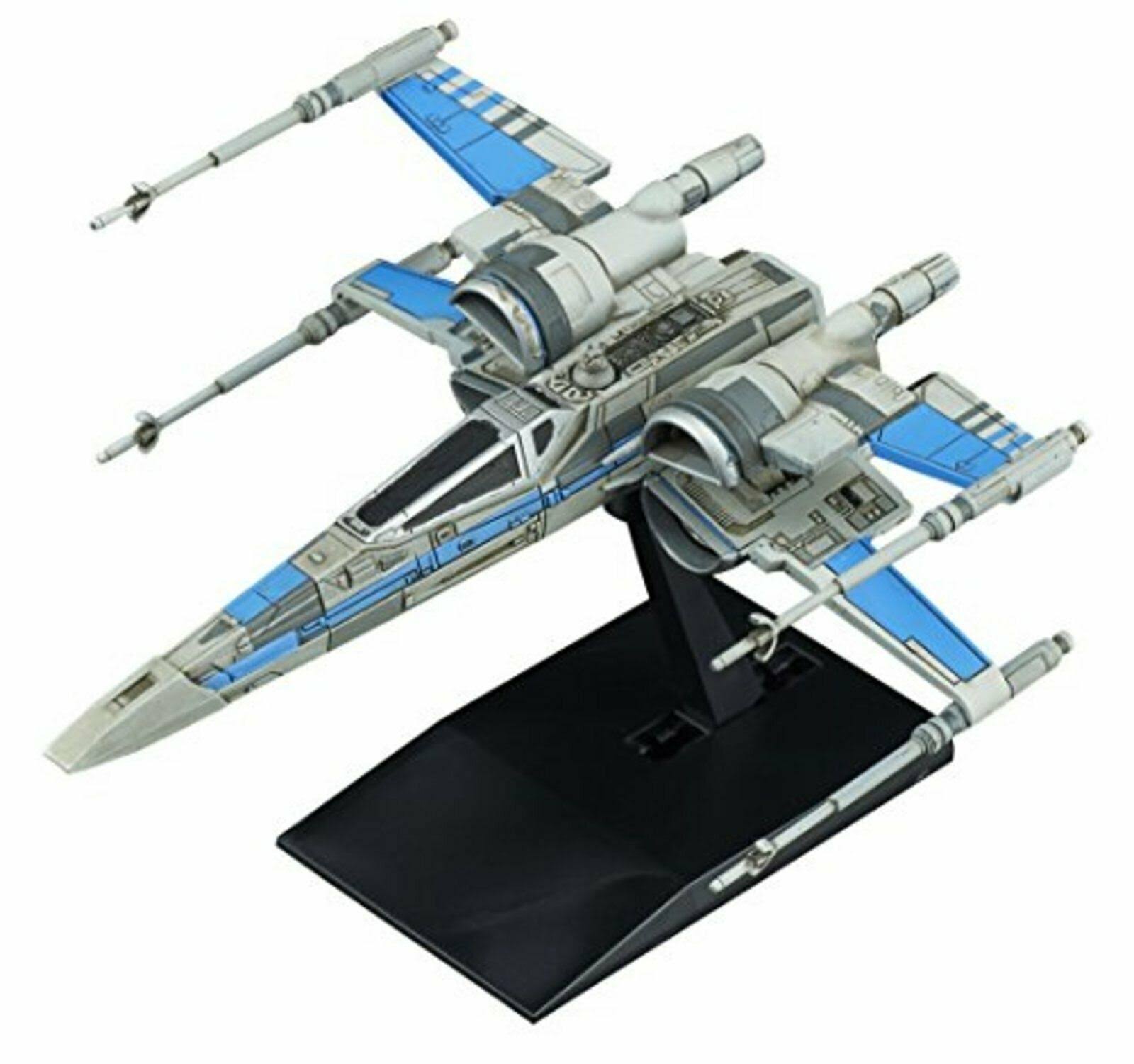 Star Wars Vehicle Model Blue Squadron Resistance X-Wing Fighter Plastic Model