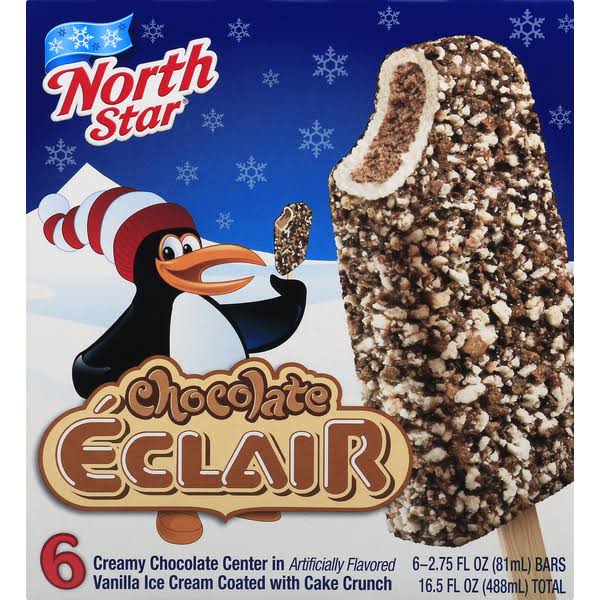 North Star Chocolate Eclair Bars - 6ct, 88ml