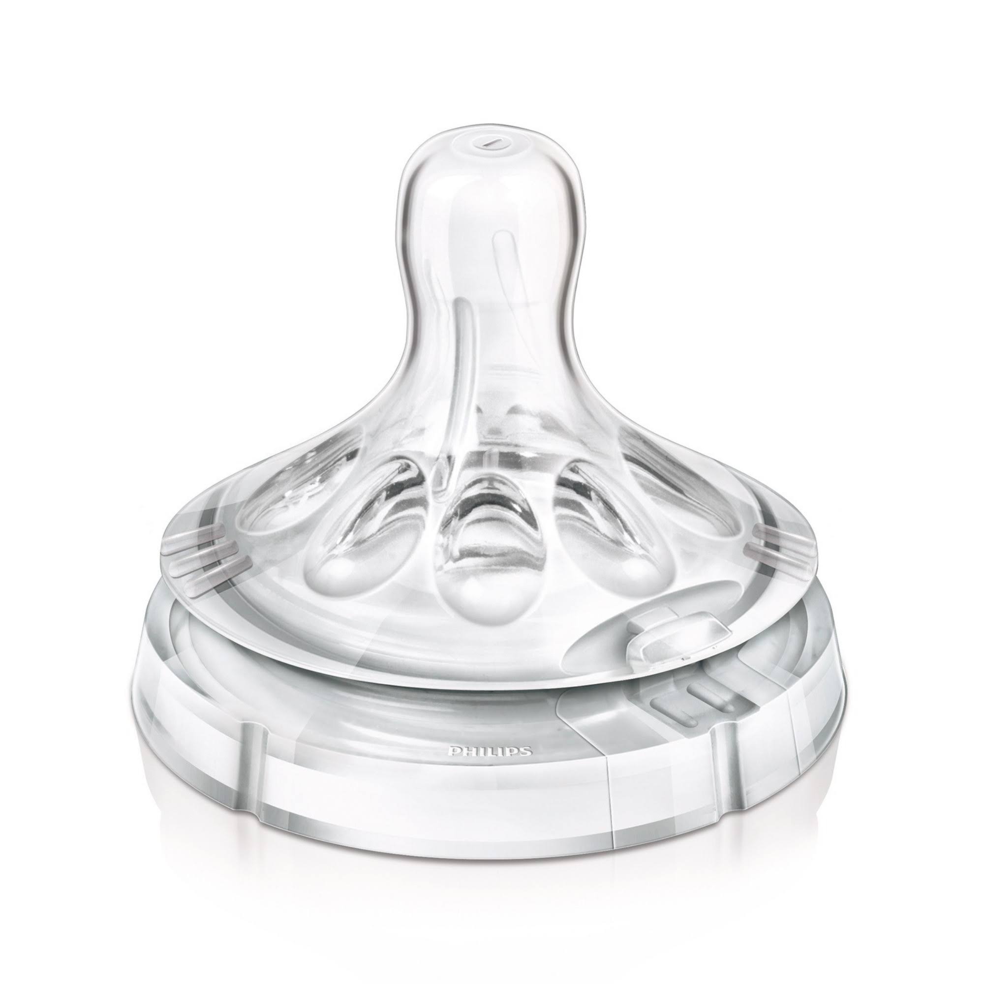 Philips Avent Natural Slow Flow Teat - 1m+