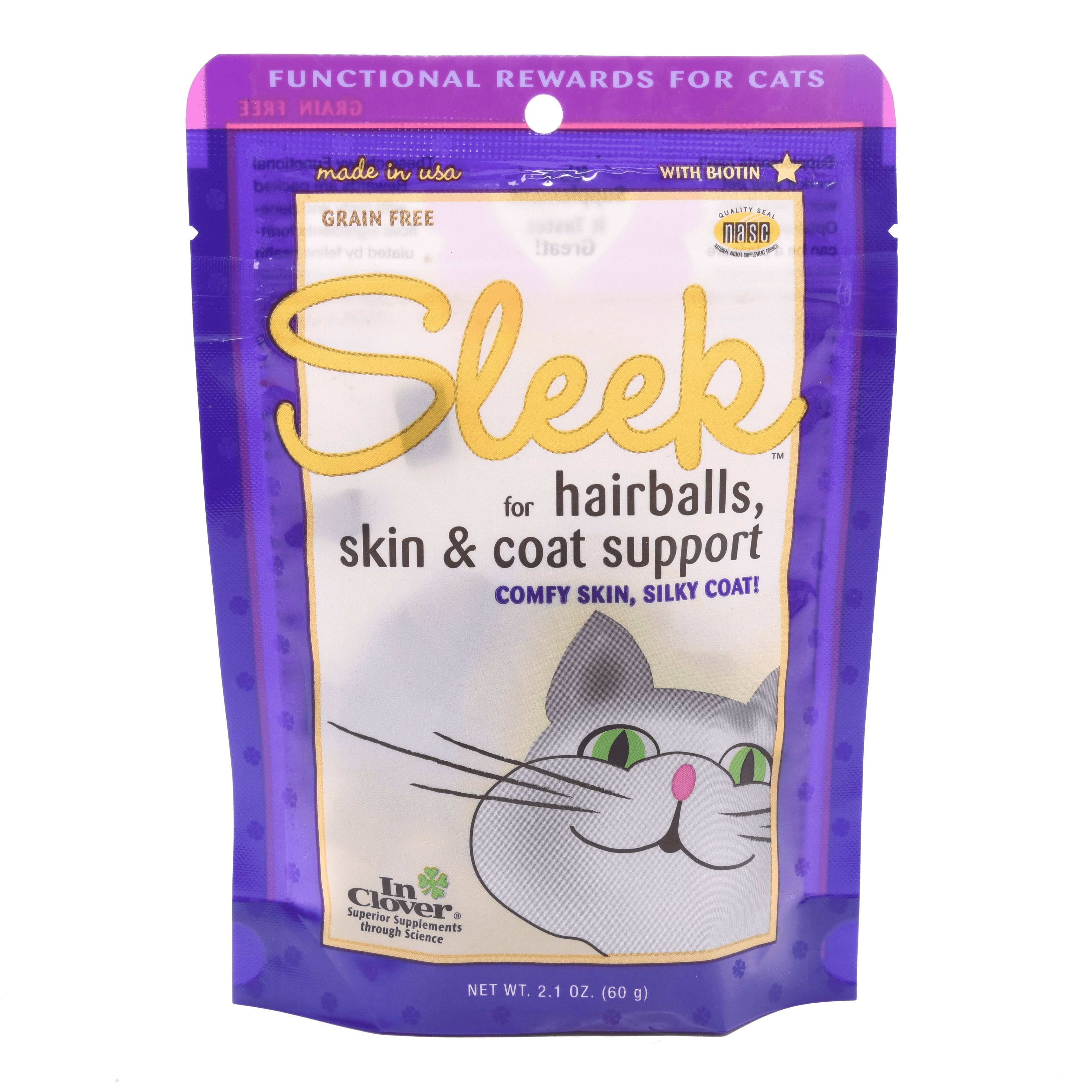 Sleek Hairballs, Skin & Coat Support Cat Chews