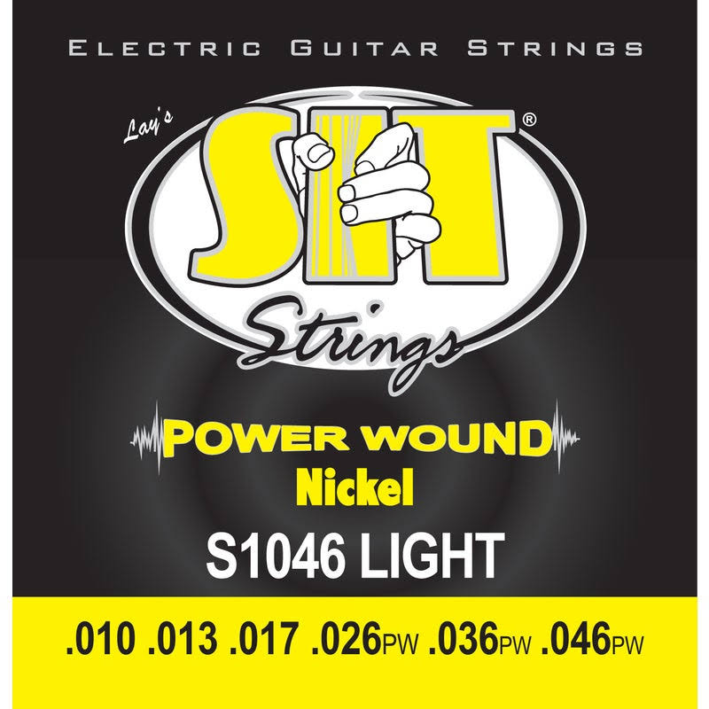 Sit Power Wound Electric Guitar Strings - S1046 Light
