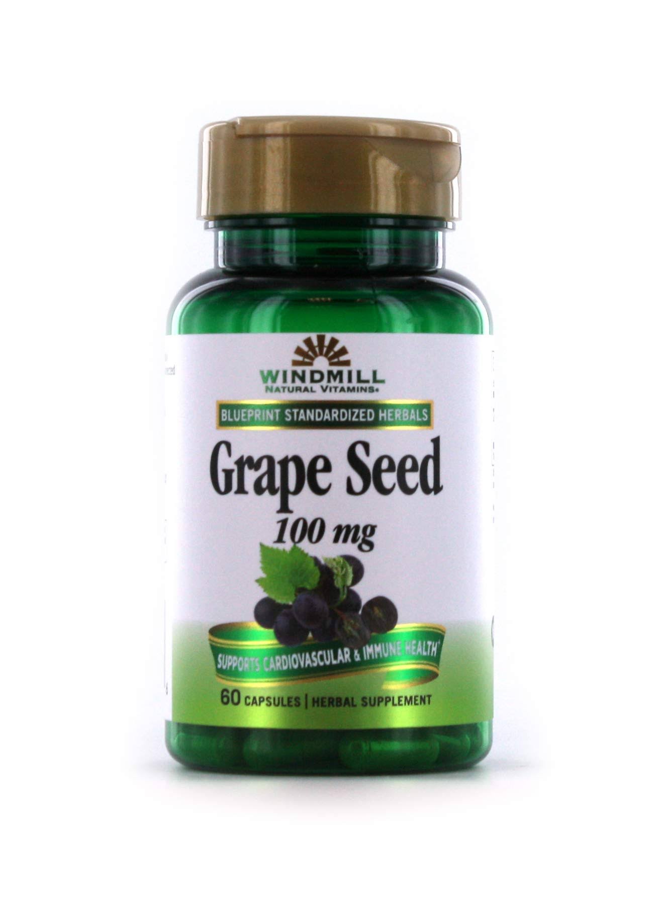 Windmill Grape Seed 100 mg - 60 Capsules