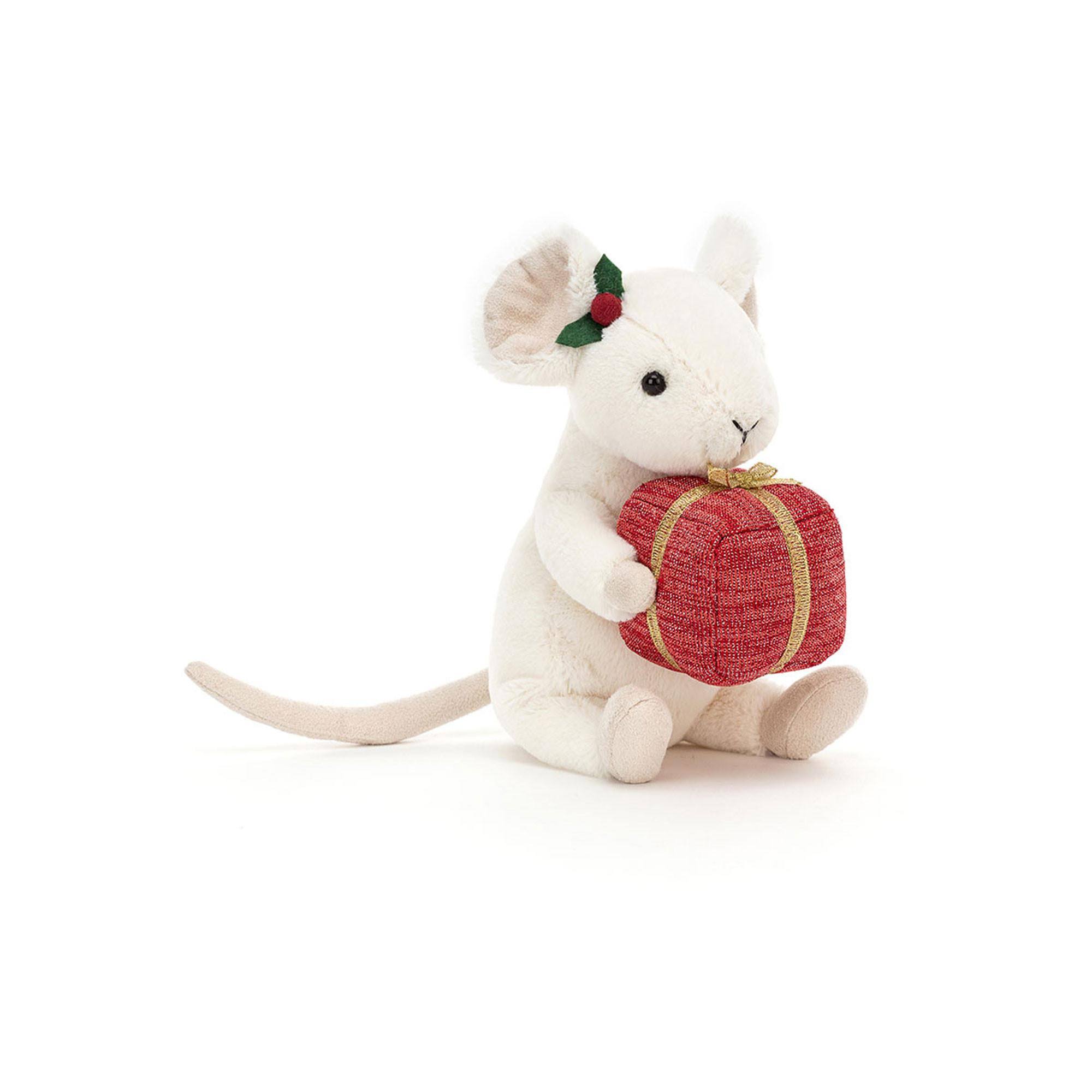 Jellycat Merry Mouse Present Plush Toy