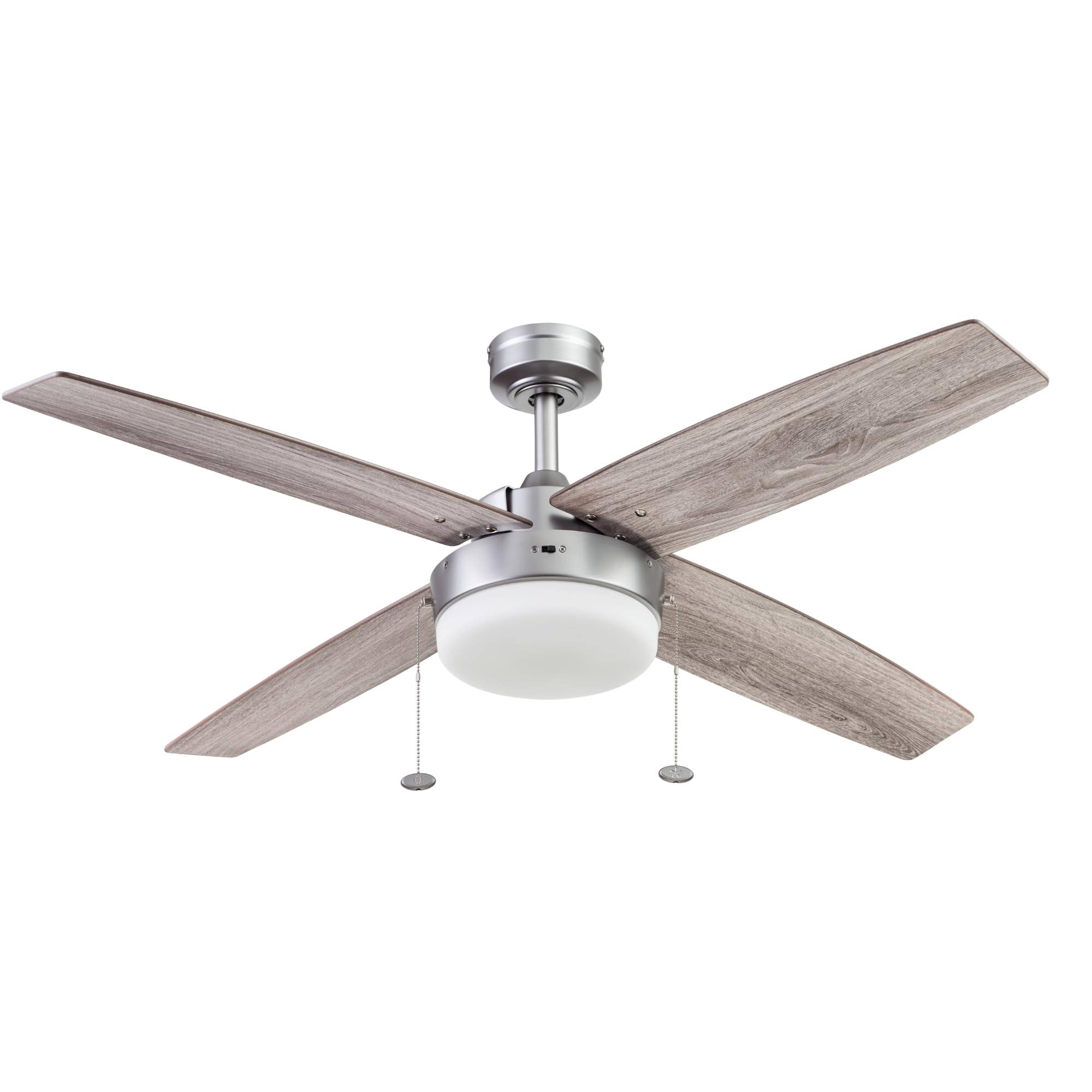 Prominence Home Memphis 52-in Pewter LED Indoor Ceiling Fan with Light