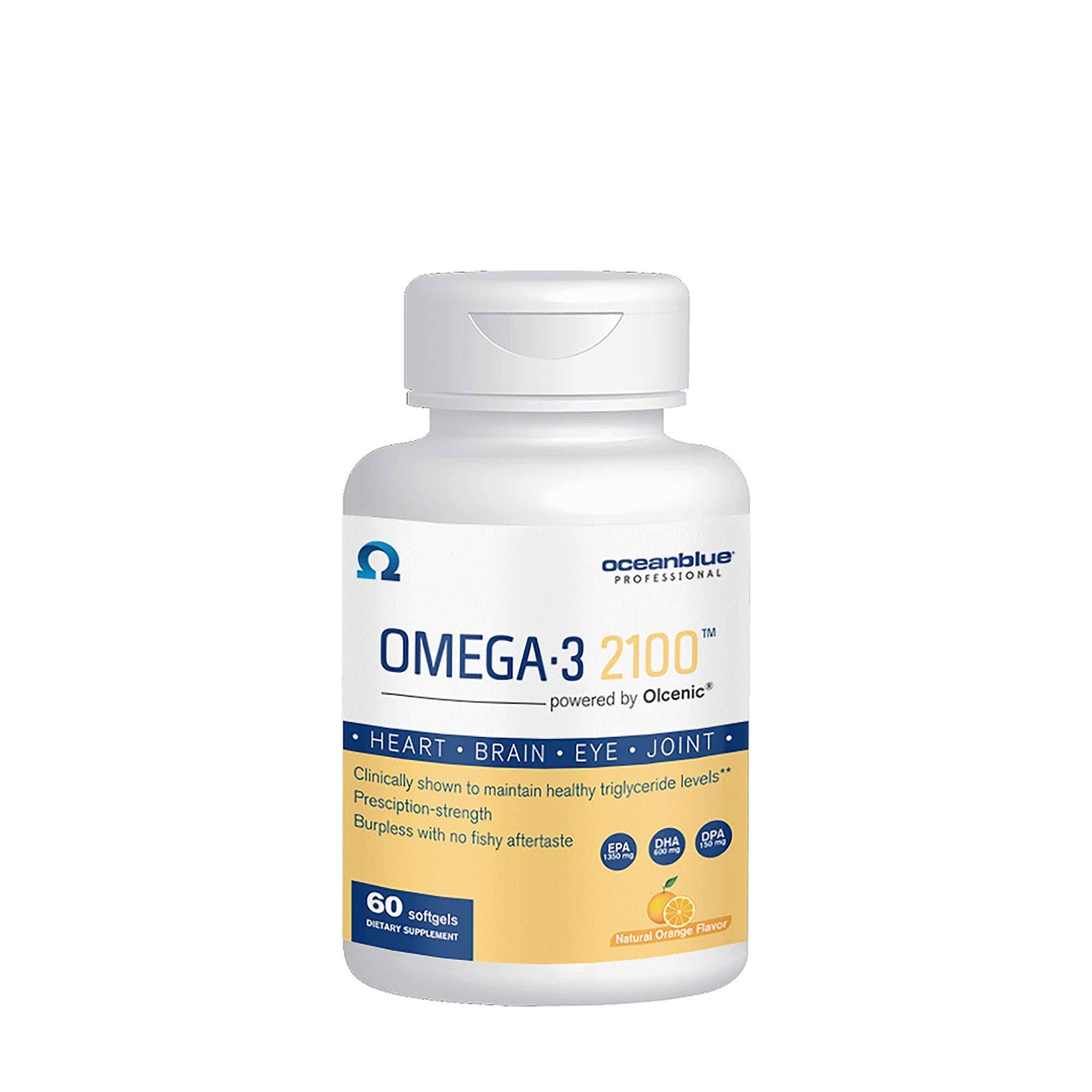 Oceanblue Omega-3 2100, Softgels, Natural Orange - 60 softgels