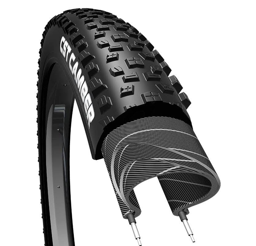 CST Camber Single Compound Bead Clincher Bicycle Tire - 26" x 2.1", Black