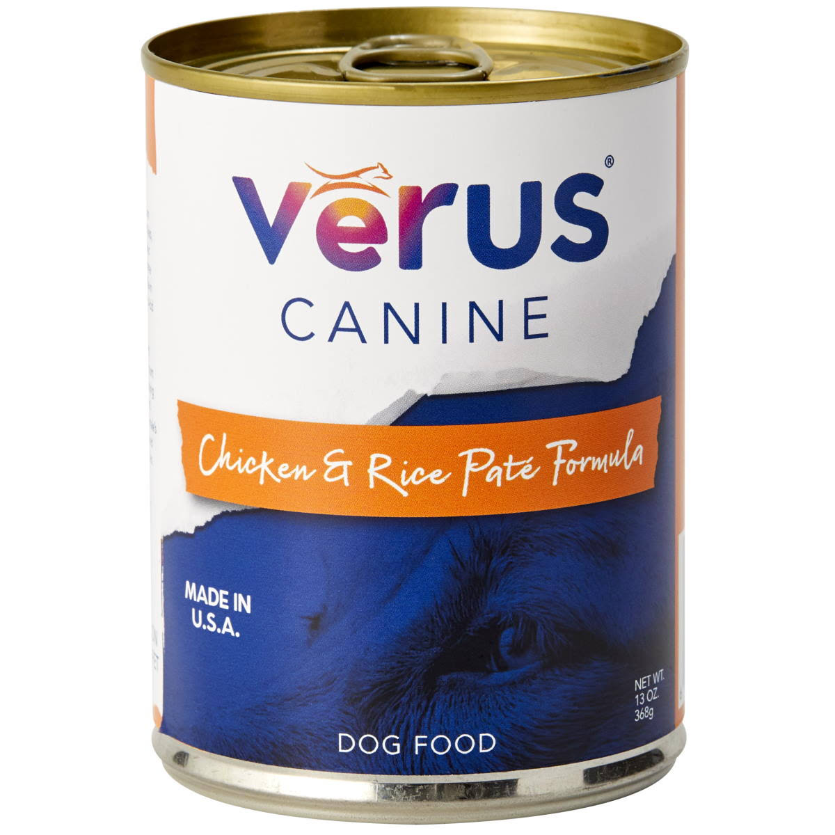 Verus Chicken & Brown Rice Formula Canned Dog Food, 13.2-oz, Case of 12